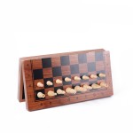 【 Professional grade solid wood chess set 】 Multi size portable storage chess box comes with a spare queen and a coordinate chessboard