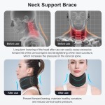 Radetop Neck Brace for Neck Pain and Support, Soft Neck Support Relieves Pain & Pressure in Spine for Women & Men