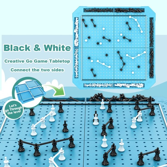 Classic Go Game Set: Ultimate Brain Trainer for Kids & Family - Boost Logic, Focus & Strategic Thinking