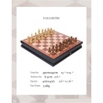 Premium Wooden Chess Set with Drawer Storage - Handcrafted Chess Board Game for Adults & Kids
