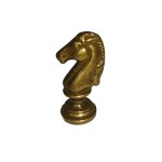 Retro gilded zinc alloy chess piece set