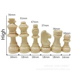 2-in-1 Solid Wood Magnetic Chess Checkers Set