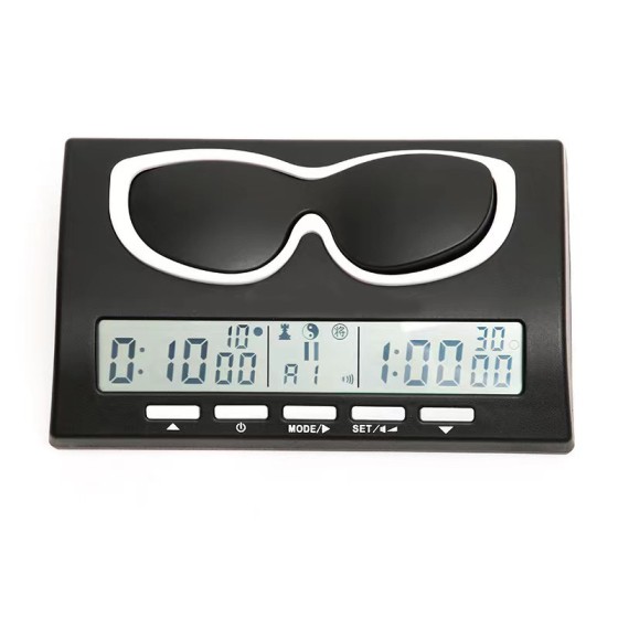 Sunglasses Design Multi functional Chess Clock - Precise Timer for Chinese Chess/International Chess/Go Competitions