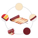 PU roll style backgammon set, travel and home table game artifact